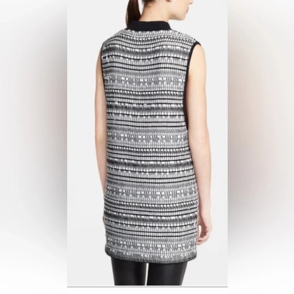 Helmut Lang Woven Linen Blend Sleeveless Minimalist Dress/Tunic - Size Small - Picture 2 of 8